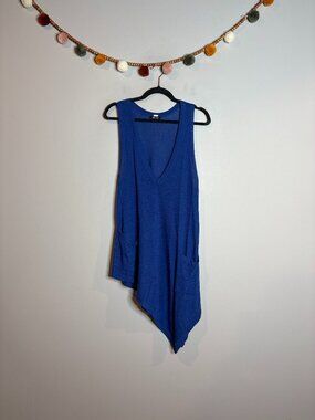Kerisma blue asymmetrical sweater vest tank